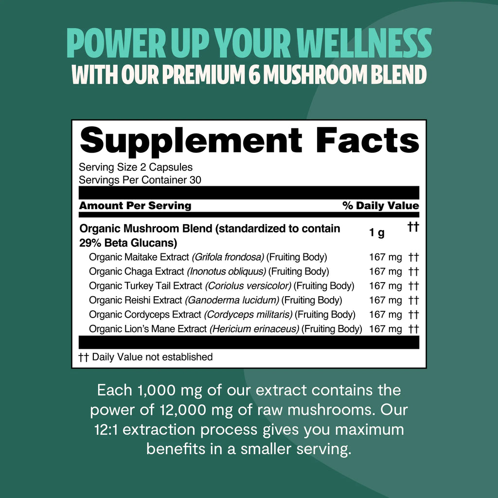 Organic Mushroom Supplement