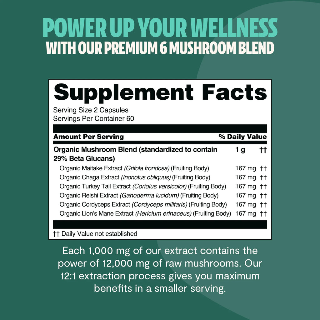 Organic Mushroom Supplement